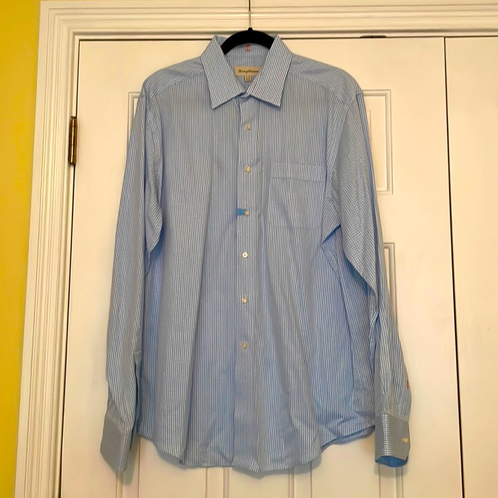 Tommy Bahama Blue & White Checked Shirt